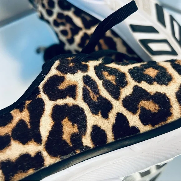 APL (Athletic Propulsion Labs) Iconic Pro Leopard-print Calf Hair Sneakers - Picture 6 of 9